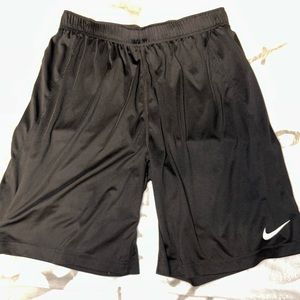 Men’s Black Nike shorts, 9” inseam!